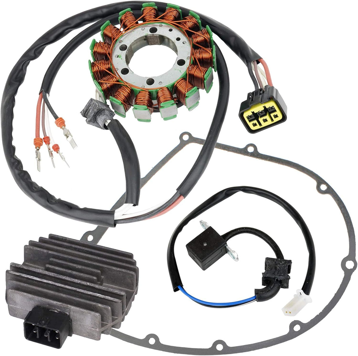 Stator Regulator Rectifier and Gasket for Kawasaki Vulcan 900 VN900 2006-2018 O13885