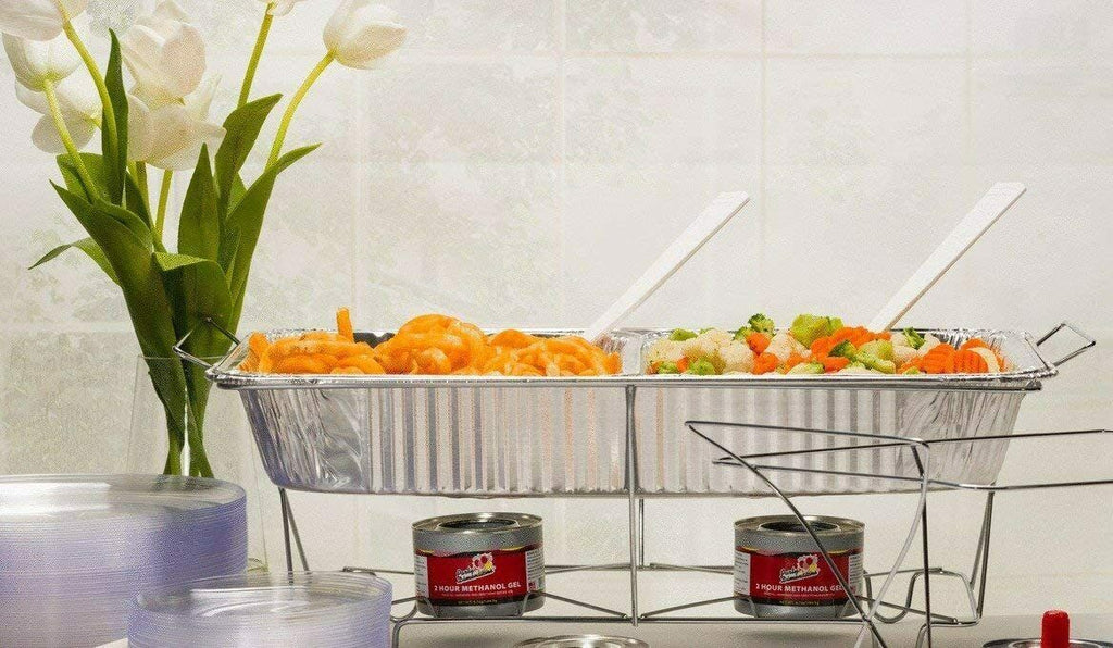 Disposable Aluminum Chafing Dish Buffet Set 24PC H26953