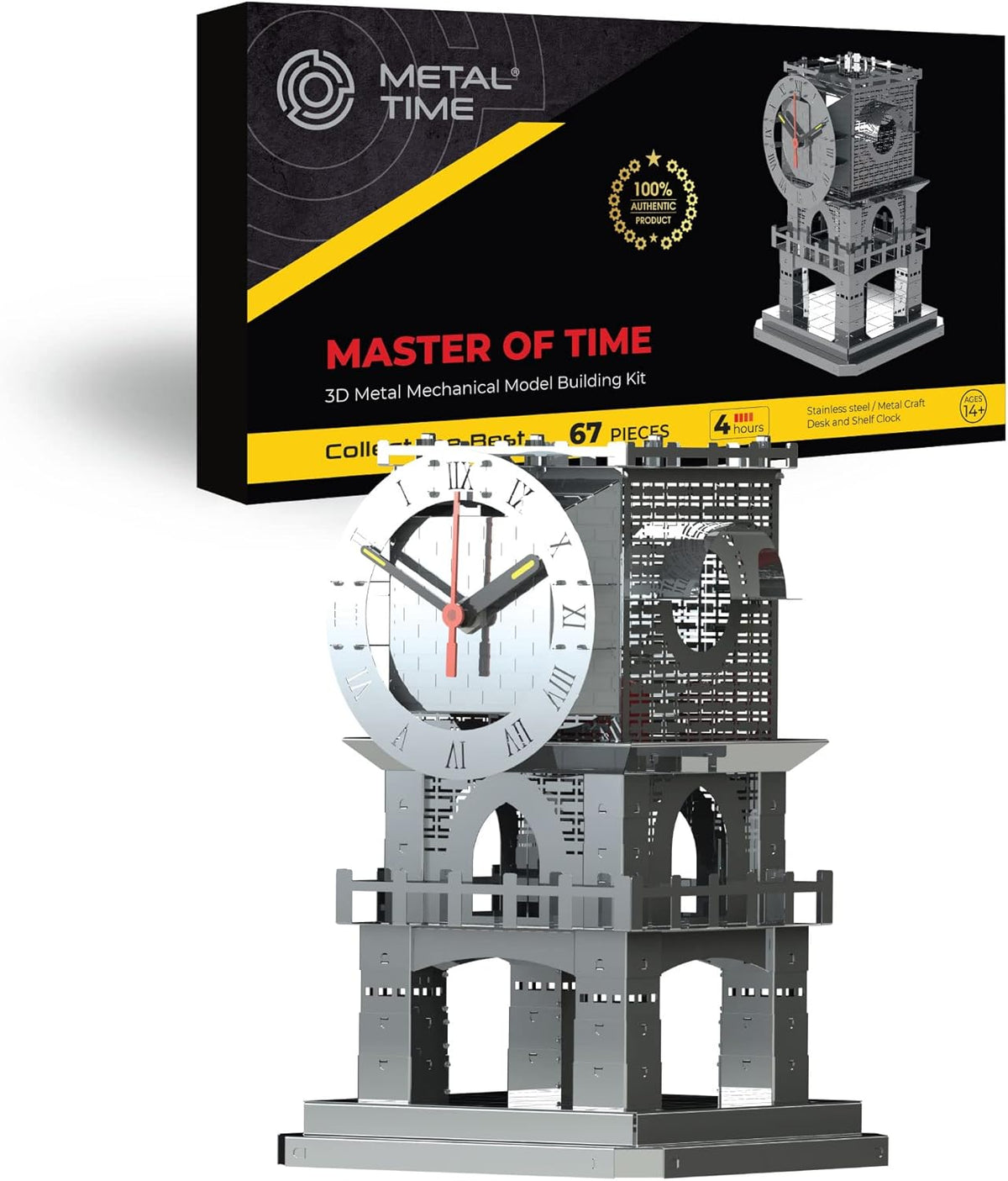 3D Metal Puzzle Clock Model Kits O57965