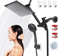 Chrome Rainfall Shower Head with Handheld Combo, Stainless Steel, Pack of 2 B42469