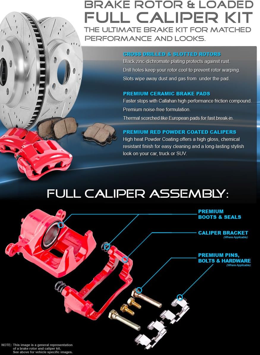 Brake Disc Rotors + Metallic Brake Pads N386