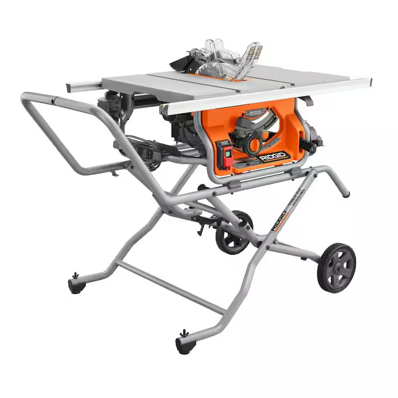 10 Amp 10 in. Corded Table Saw with Stand T621807