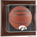 Brown Framed Wall-Mountable Basketball Display Case P353