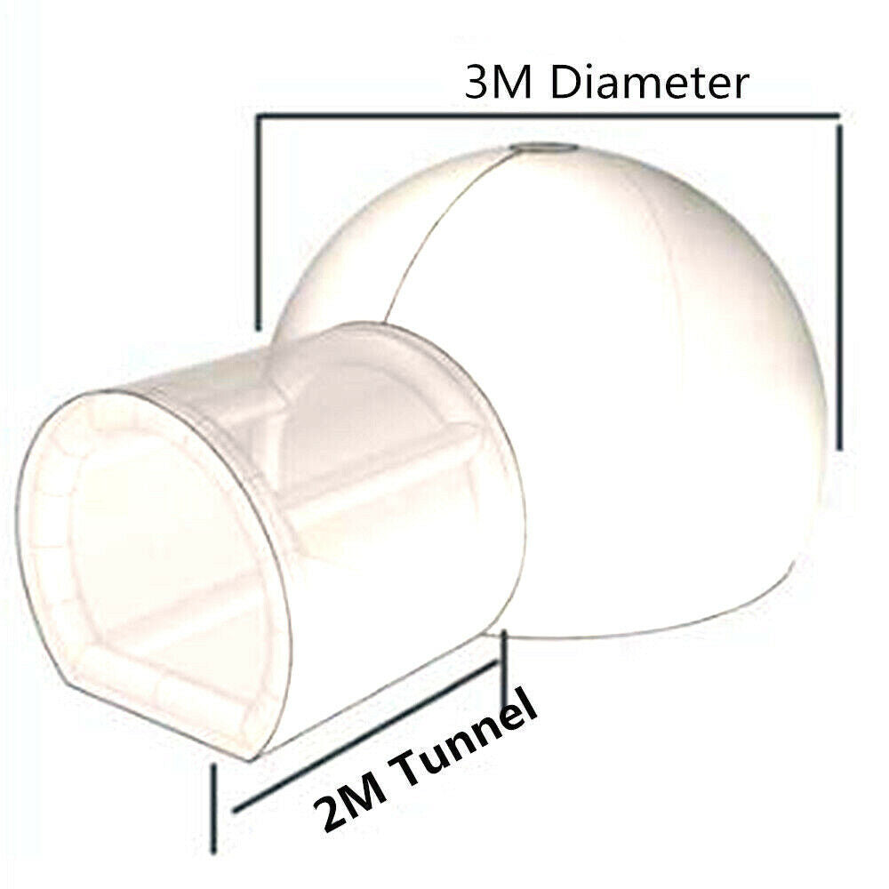 Clear PVC Dome Bubble Tent with Blower L506304