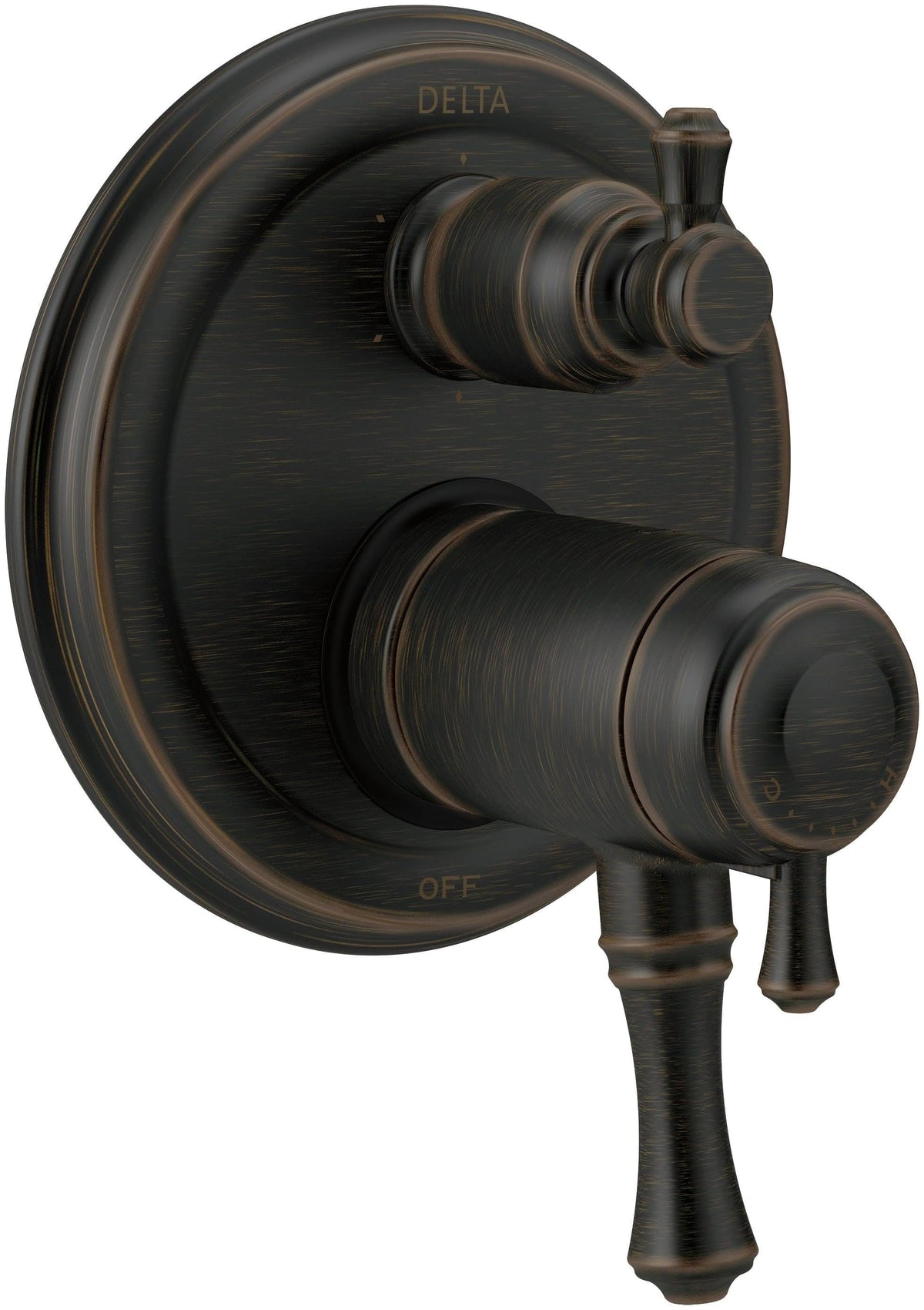 Venetian Bronze Valve Trim with 6-Setting Integrated Diverter B15910