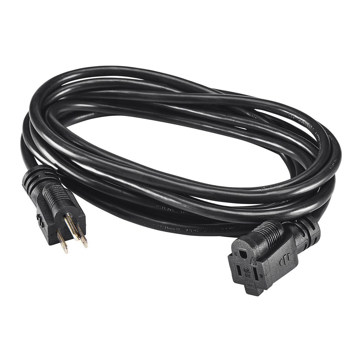 15 ft. 16/3 Gauge Indoor/Outdoor Extension Cord, Black G2249