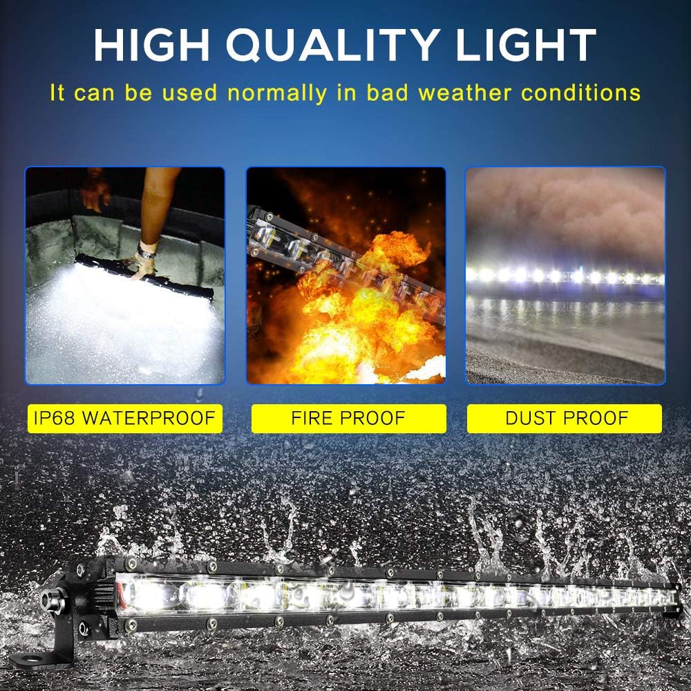 32 inch Slim Single Row LED Light Bar D673073