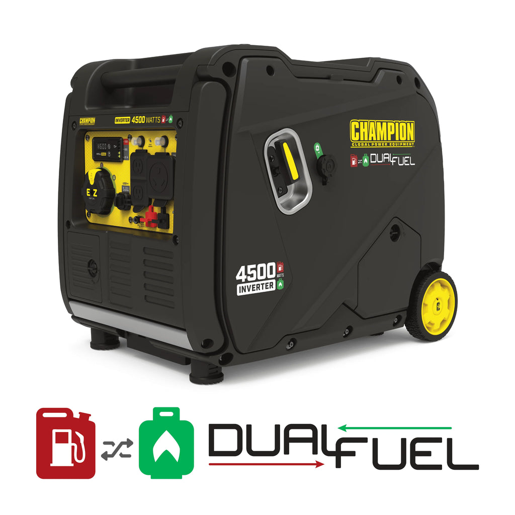 4500-Watt Portable Dual Fuel Inverter Generator F6187