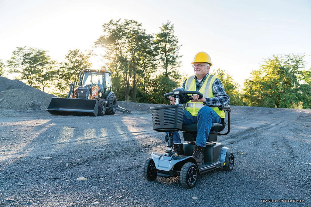 Blue 4-Wheel Scooter D271