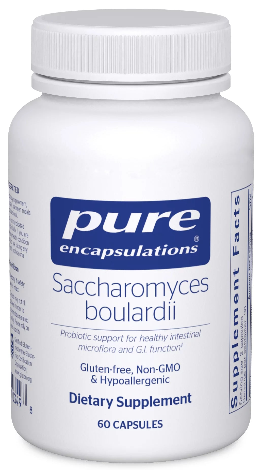 60 Capsules Saccharomyces Boulardii Probiotic L34840
