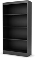 Pure White 4-Shelf Bookcase G9388