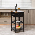 Brown Farmhouse Kitchen Cart P424