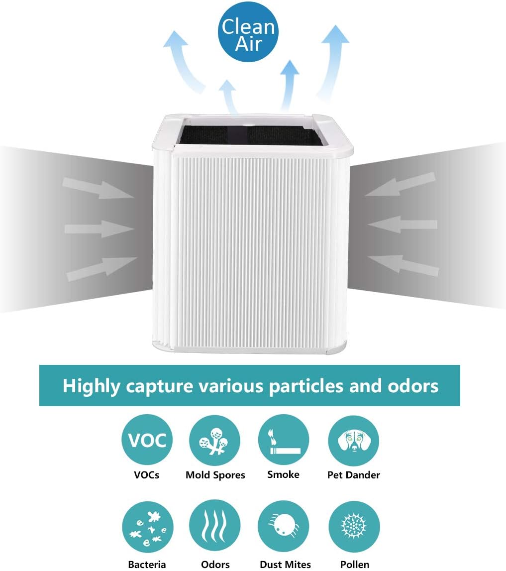 Blue Pure 211+ Replacement Filter, Activated Carbon Filter, Pack of 2 F265586