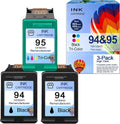 3-Pack Ink Cartridge (2 Black and 1 Tri-Color) O56458