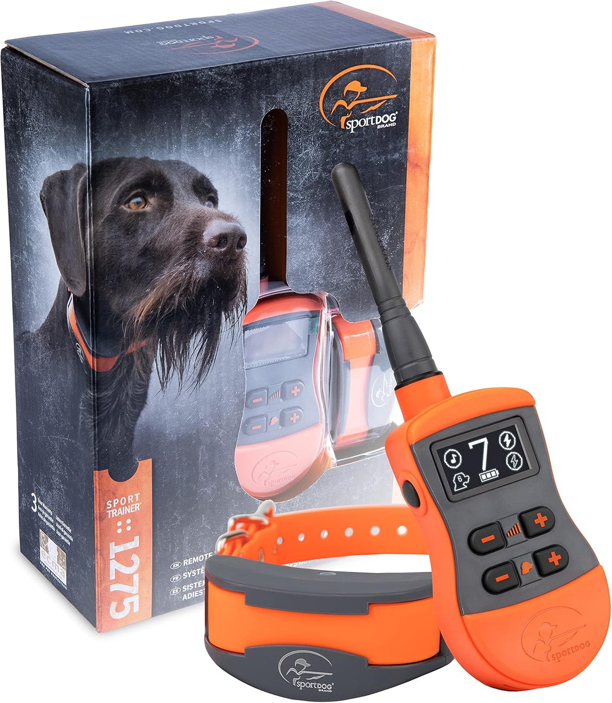 Waterproof Rechargeable Dog Training Collar with Tone, Vibration, and Static, 3/4 Mile Range R492322