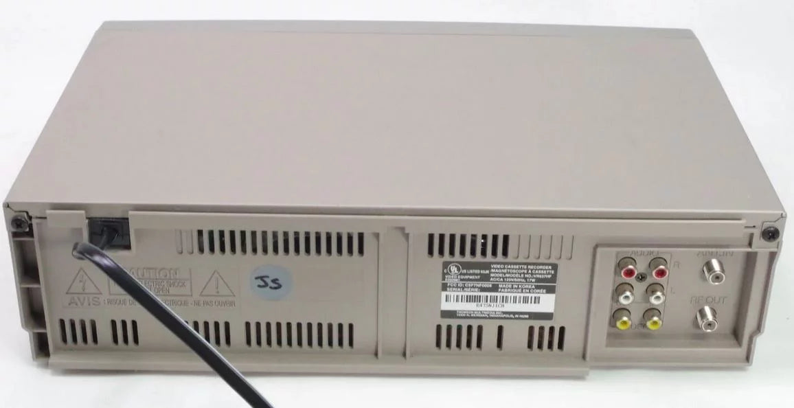 Pre-Owned 4 Head VHS VCR Player with Remote Control & Cables J6870
