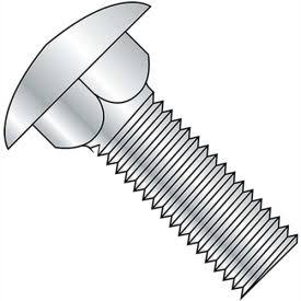 Qty 2 Carriage Bolt, 1/2-13 x 5-1/2x22, Round Head, Steel, Zinc, Grade 5, Pkg of 25 L5701