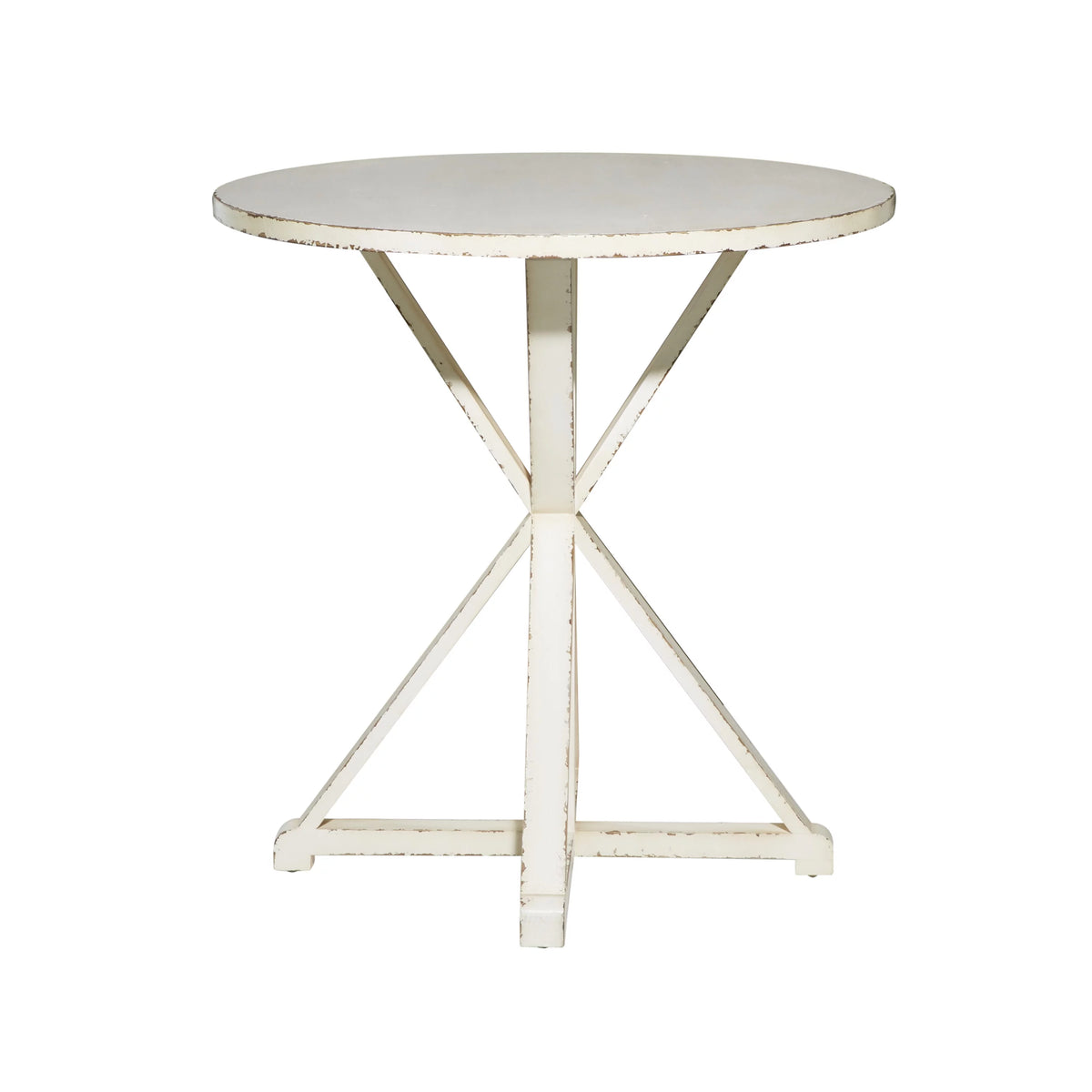 White Wood Accent Table U968