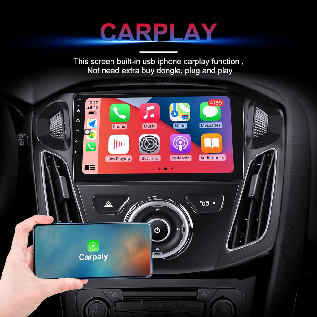 9 inch IPS Touch Screen Car Radio with CarPlay Bluetooth DSP D816