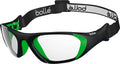 Black/Green Strap Eyeguards S494