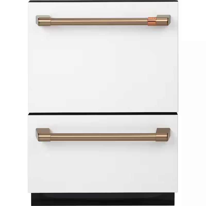 Matte White Double Drawer Dishwasher H630
