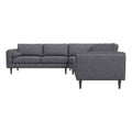 Dark Gray Fabric Corner Sofa E250555