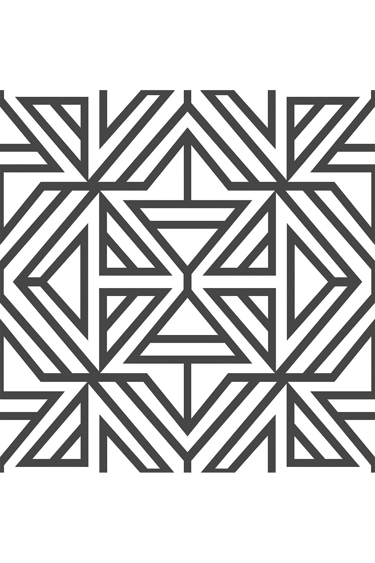 Black Peel & Stick Wallpaper J805506