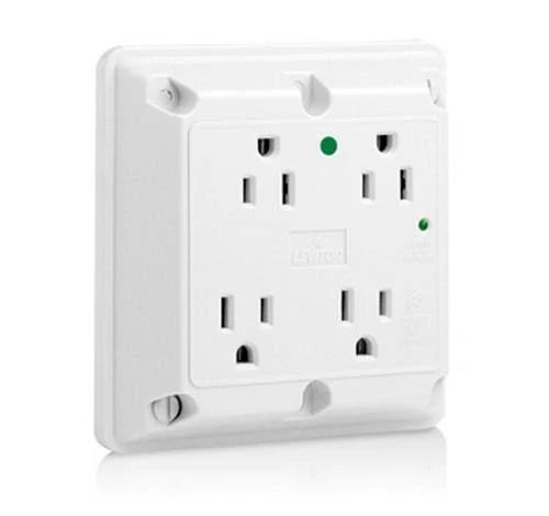 White 4-in-1 Surge Receptacle U98074