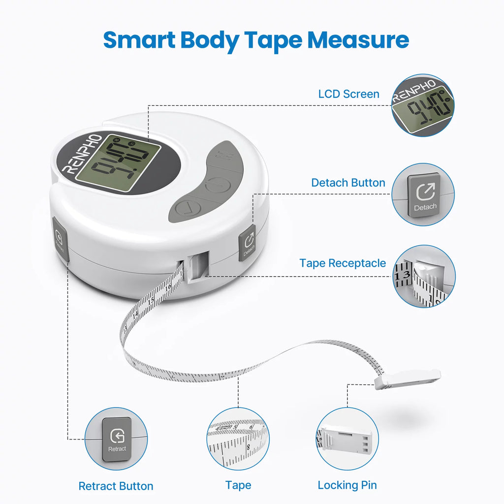 Smart Bluetooth Body Measuring Tape D652