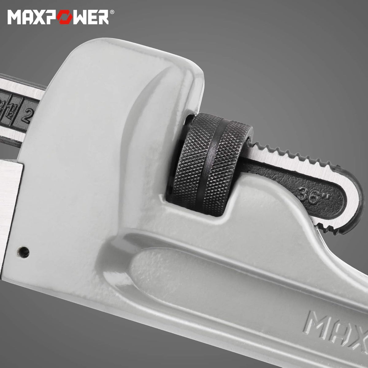 36-inch Straight Aluminum Pipe Wrench, Pack of 2 I17517