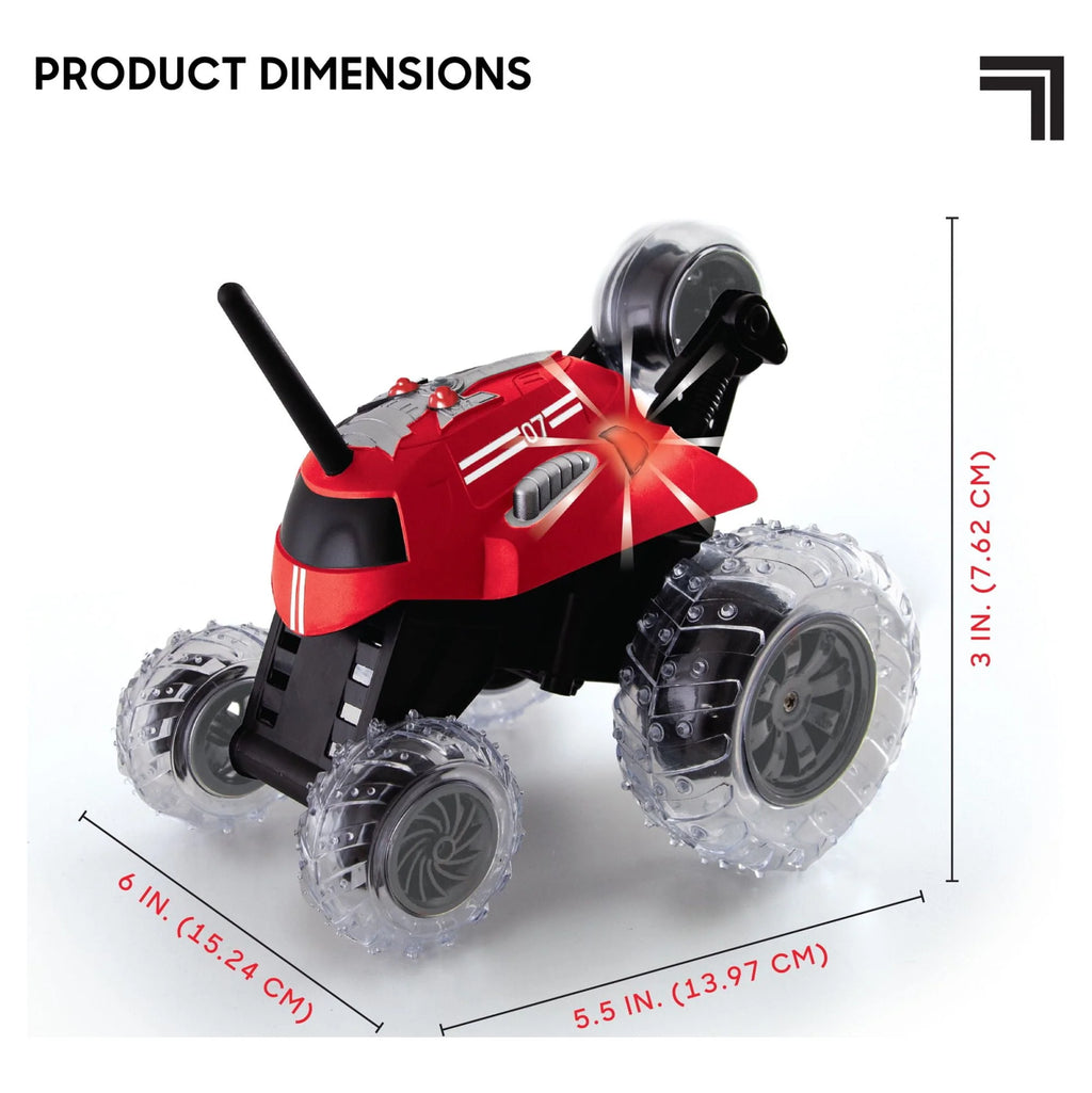 Red Remote Control 360 Spinning Car 2 pcs Q756050