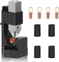 Hammer Crimping Tool for 8 to 4/0 AWG with 4Pcs Terminal Connector and 4Pcs Heat Shrink Tube Z76040