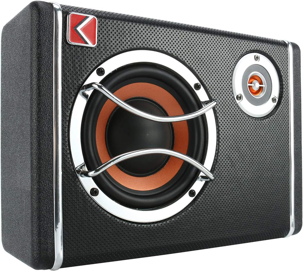 6 Inch Powered Car Subwoofer Pack of 2 B4407
