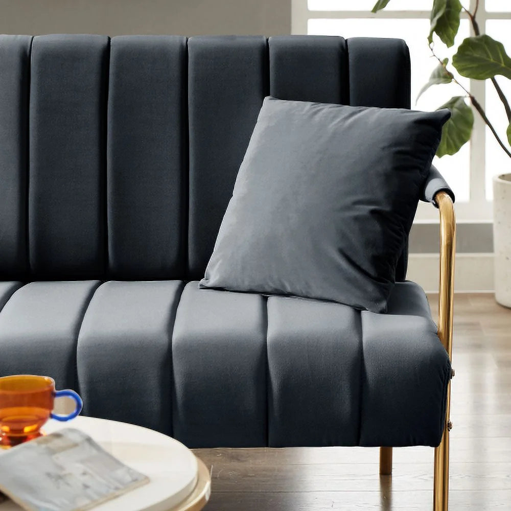 Dark Grey Australian Cashmere Fabric Sofa I1840