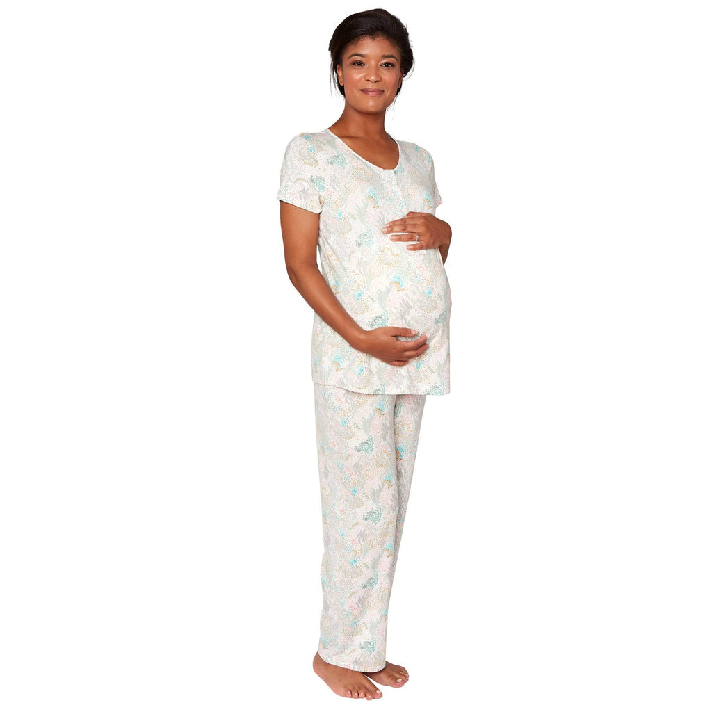Modal Magnetic Nursing Pajama Set A317