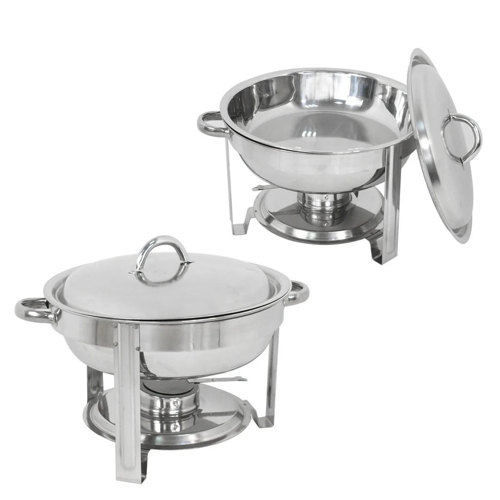 2 Pack Stainless Steel Chafing Dish Set G325767