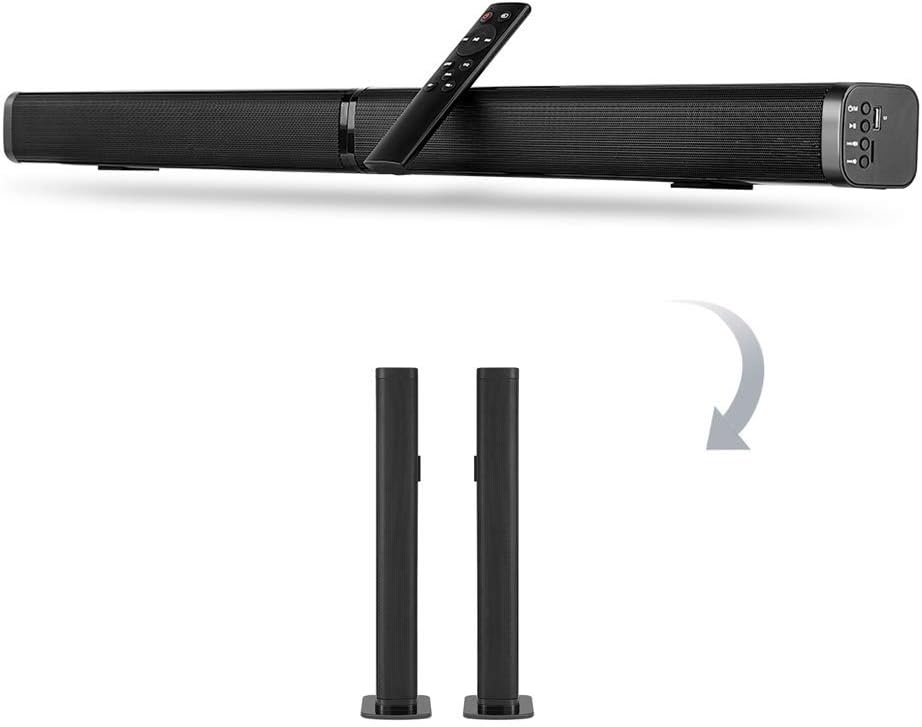 39-Inch Wired & Wireless Bluetooth 5.0 Stereo Soundbar N6051