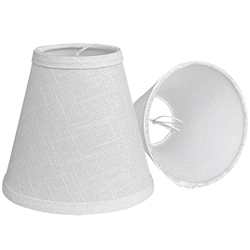 Brown Barrel Fabric Lamp Shades Set of 2 X182