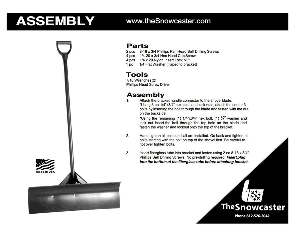 48 inch Pusher Shovel C235196