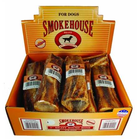 7 Round Marrow Bone Dog Treats, Case of 10 Q346