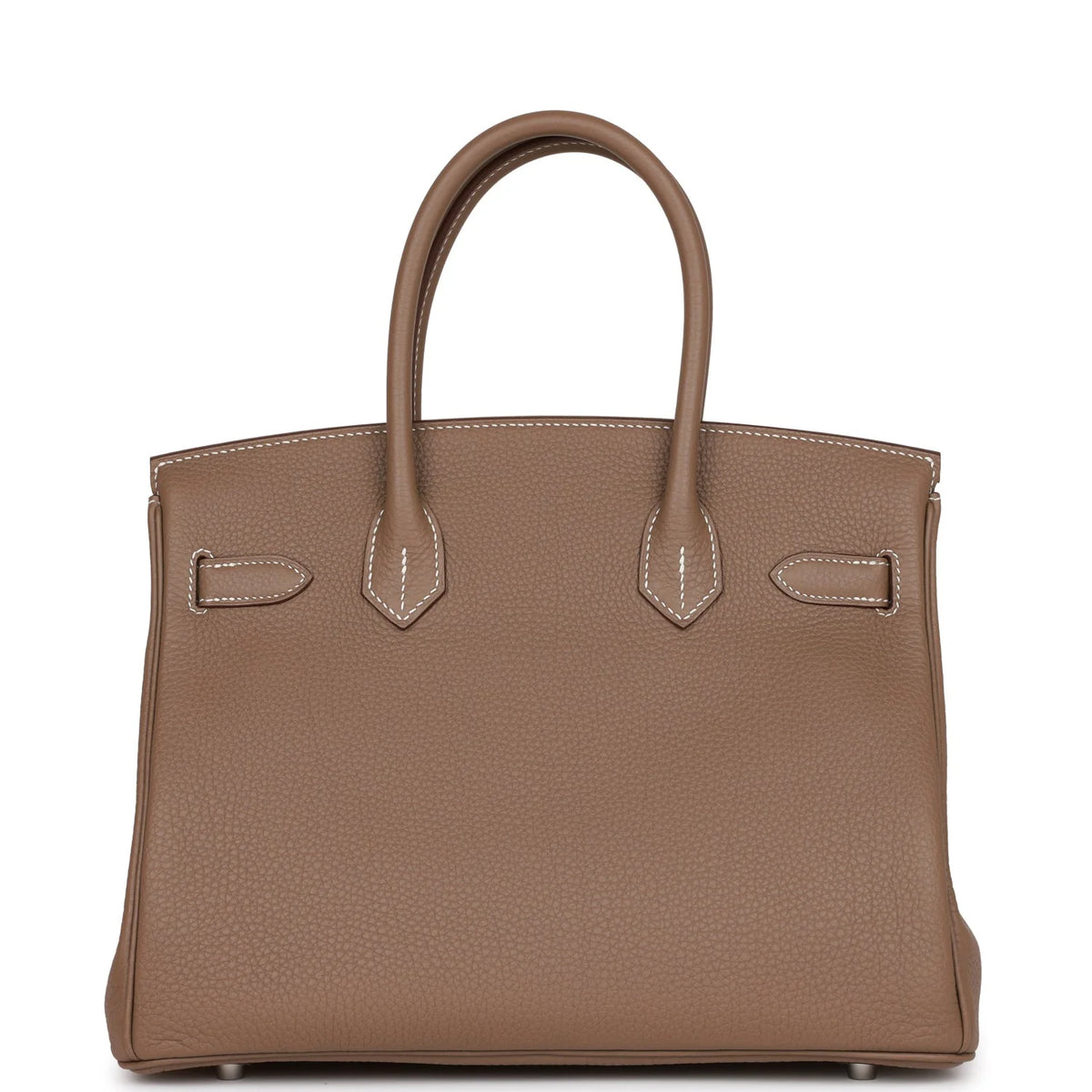 Etoupe Togo Palladium Hardware Handbag F3925