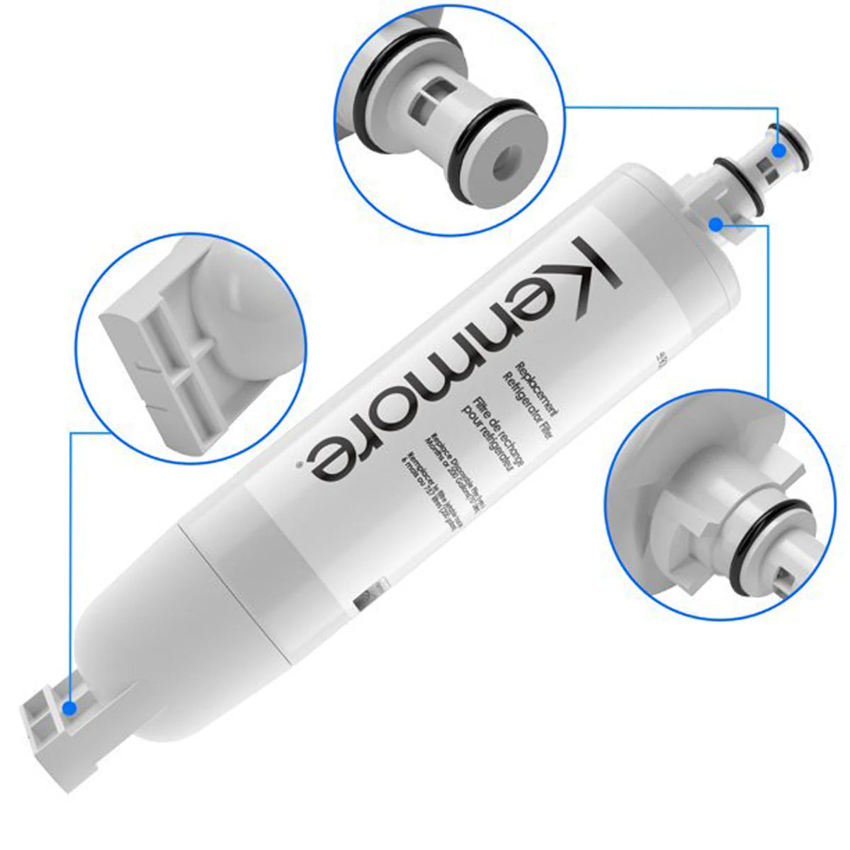 4 Pack Refrigerator Water Filter Replacement Z1780