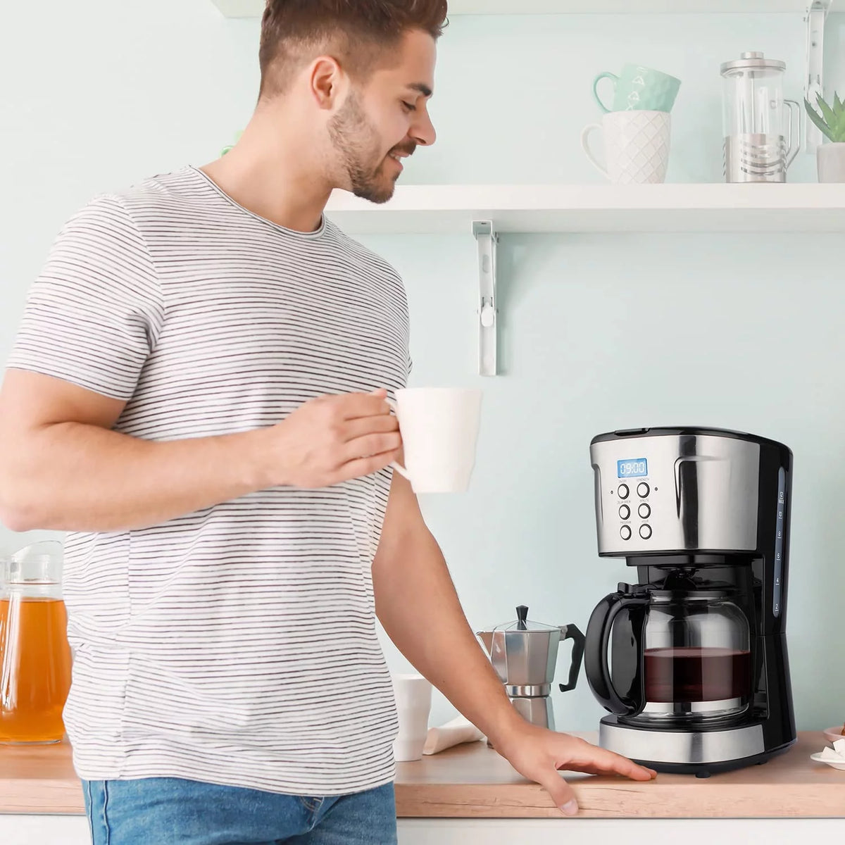 12-Cup Programmable Coffee Maker H592