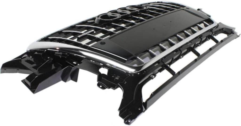Chrome Shell with Gloss Black Insert Grille Assembly A536