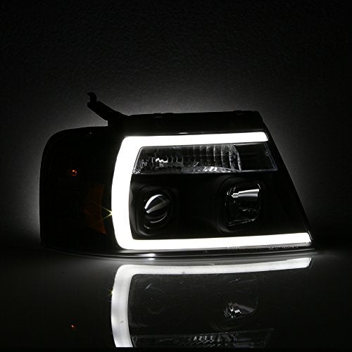 Black LED Projector Headlights Pair O26530
