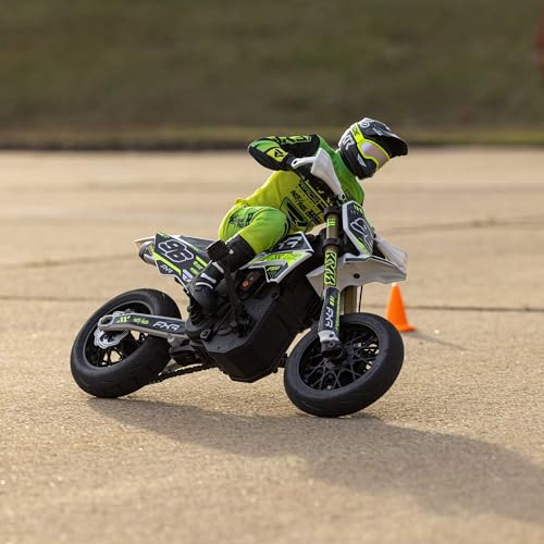1/4 Super Moto Motorcycle FXR White RTR with Battery and Charger A180143