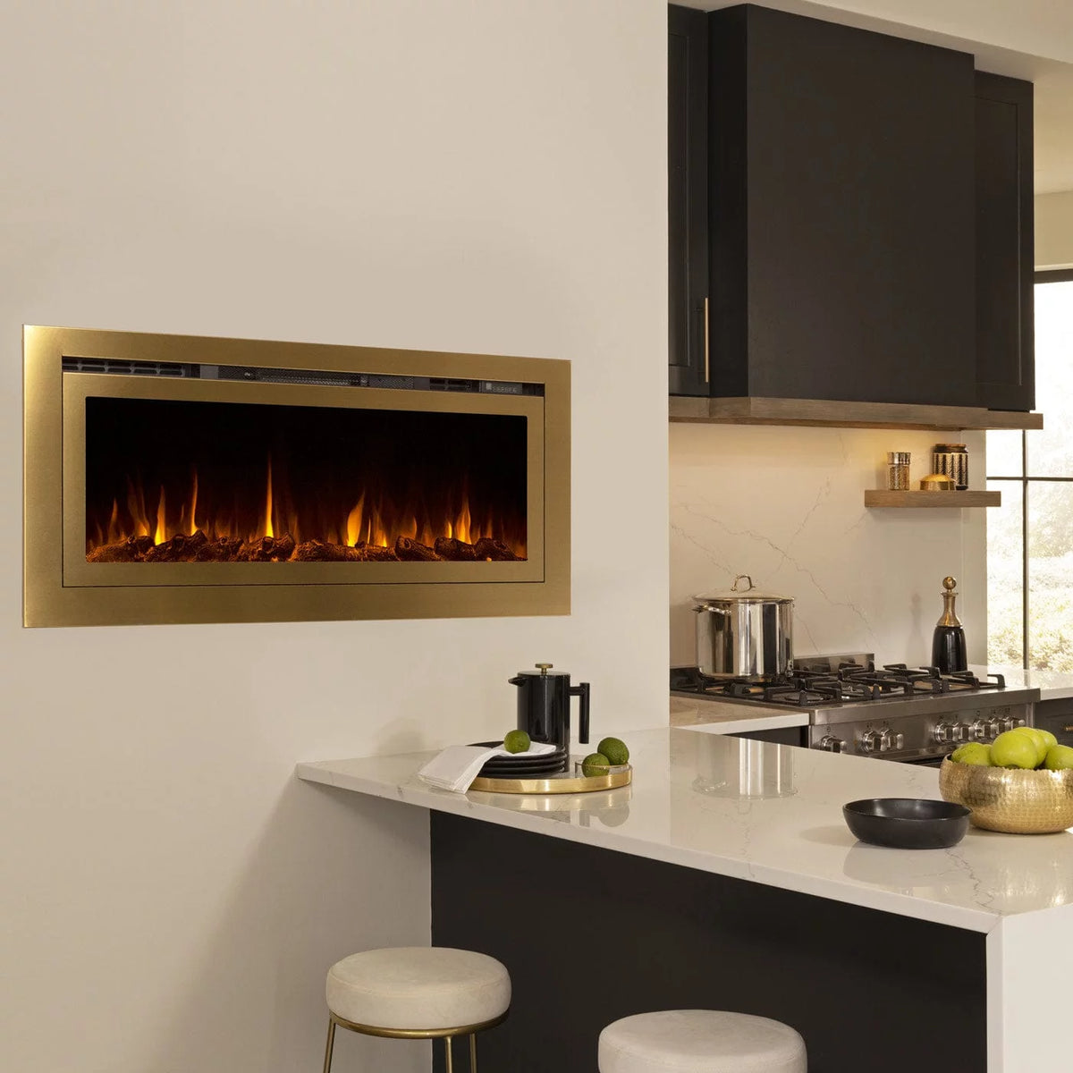 60 Inch Recessed Smart Electric Fireplace P888403
