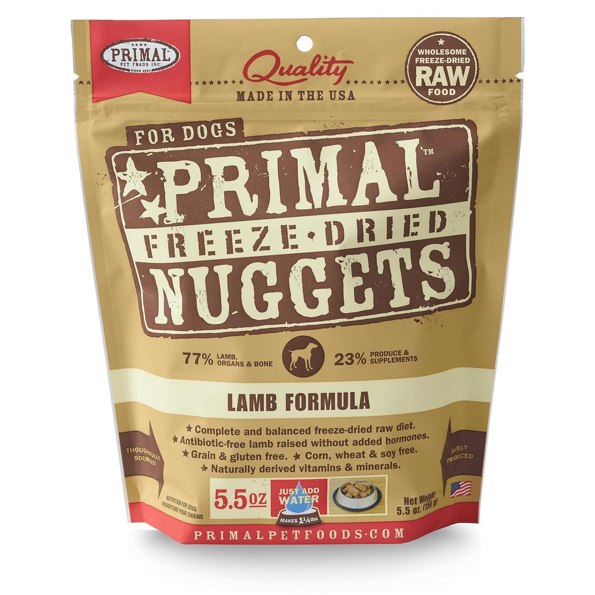 Freeze Dried Nuggets Lamb Dog Food K343