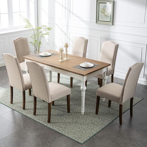 Set of 4 Smoky Grey Upholstered Dining Chair Y338197