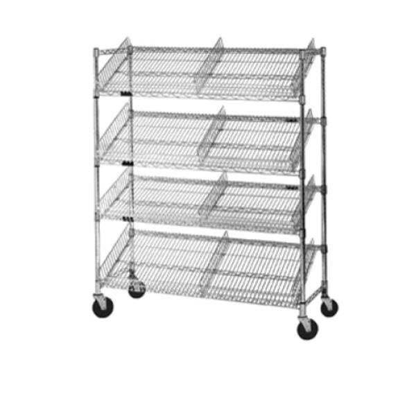 Angled Shelf Cart J6541